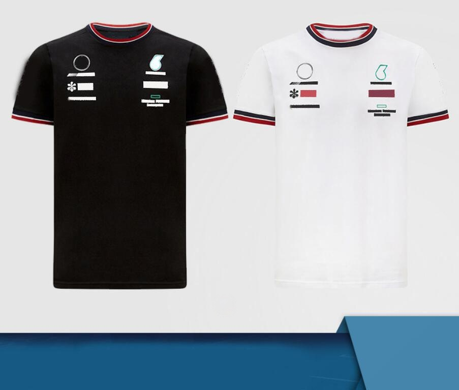 

2-color F1-2021 racing team sports short-sleeved T-shirt motorcycle riding downhill short-sleeved polyester quick-drying can be customized