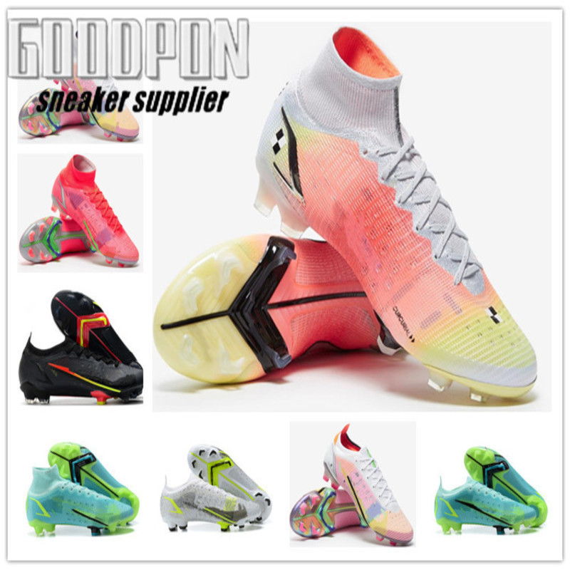 

GIFT BAG Mens High Tops Football Boots CR7 Mercurial Vapores XIV Dragonfly 14 Elite FG Cleats Outdoor Neymar ACC Superfly VIII Soccer Shoes, 0015