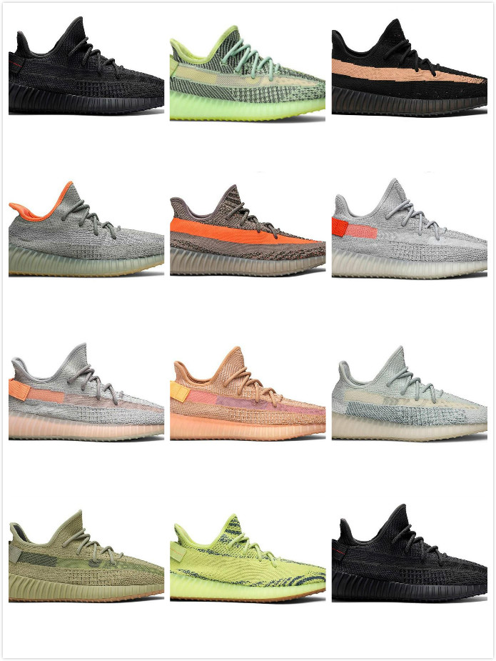 

2021 men women kanye running shoes bred cream white desert sage zebra mens trainer sports sneaksers