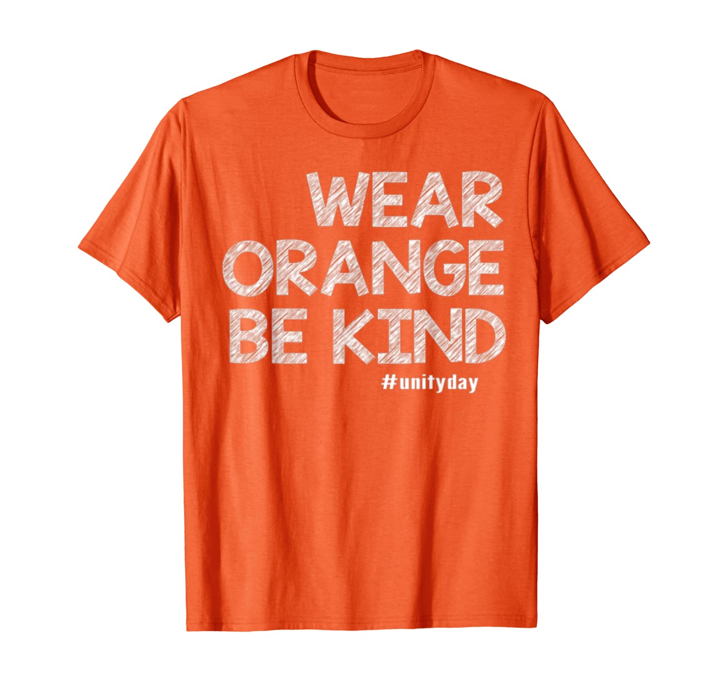 

Unity Day Wear Orange T Shirt T-Shirt, White;black