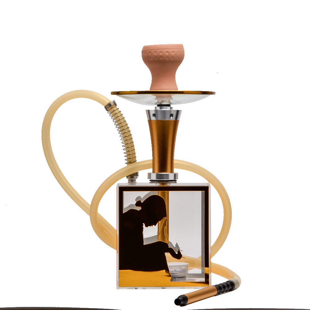 

Hookah Yingtai Cube Bottle High-grade Sports Aluminum Alloy Set Acrylic