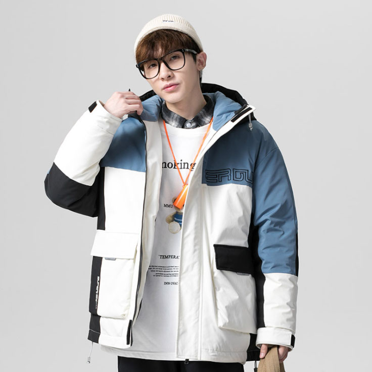 

Manteau Coat Thick Winter Men White Duck Down Jacket for Mens Chaquetas Overcoat Man Outwear Parka, Yellow
