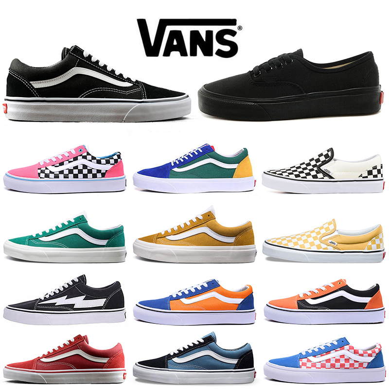 

VAN Canvas Shoes Old Skool Fear of God Sk8 Hi Running Shoe Triple White Black Slip on Skateboard Men Women Sports Sneakers Wholesale