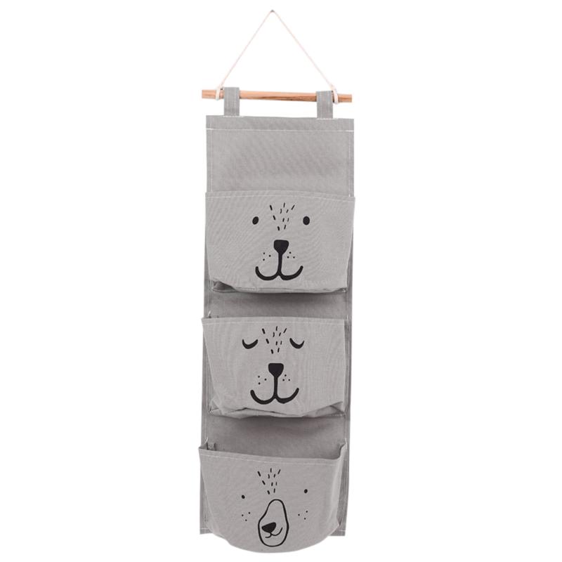 

Storage Boxes & Bins 2021 Pattern Wall Mounted Wardrobe Organizer Sundries Bag Jewelry Hanging Pouch Hang Cosmetics Toys