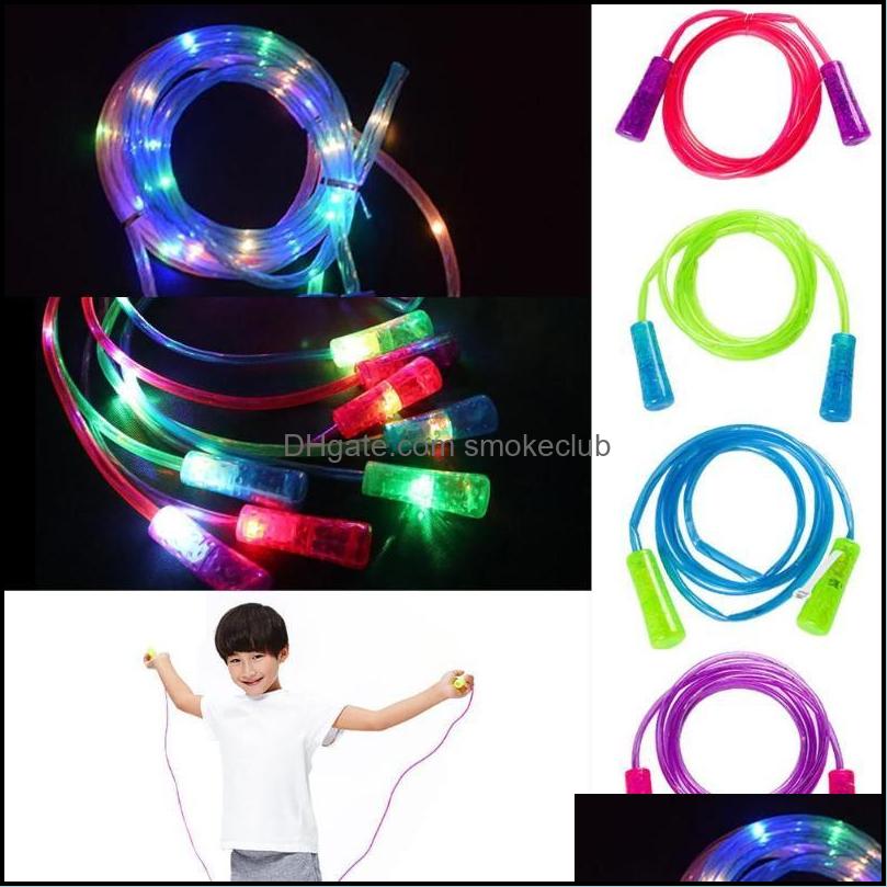 

Ropes Equipments Supplies & Outdoorsled Flashing Kids Children Jump Skip Rope Aerobic Sports Exercise For Adjustable Lighting Fitness Equipm
