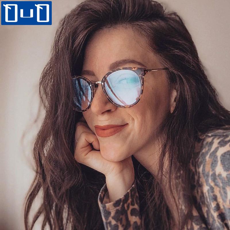 

Sunglasses Qutzzmnd Retro Anti Blue Ray Computer Glasses Women Round Eye Glass Men Light Blocking Fashion Eyewear Optical Frames