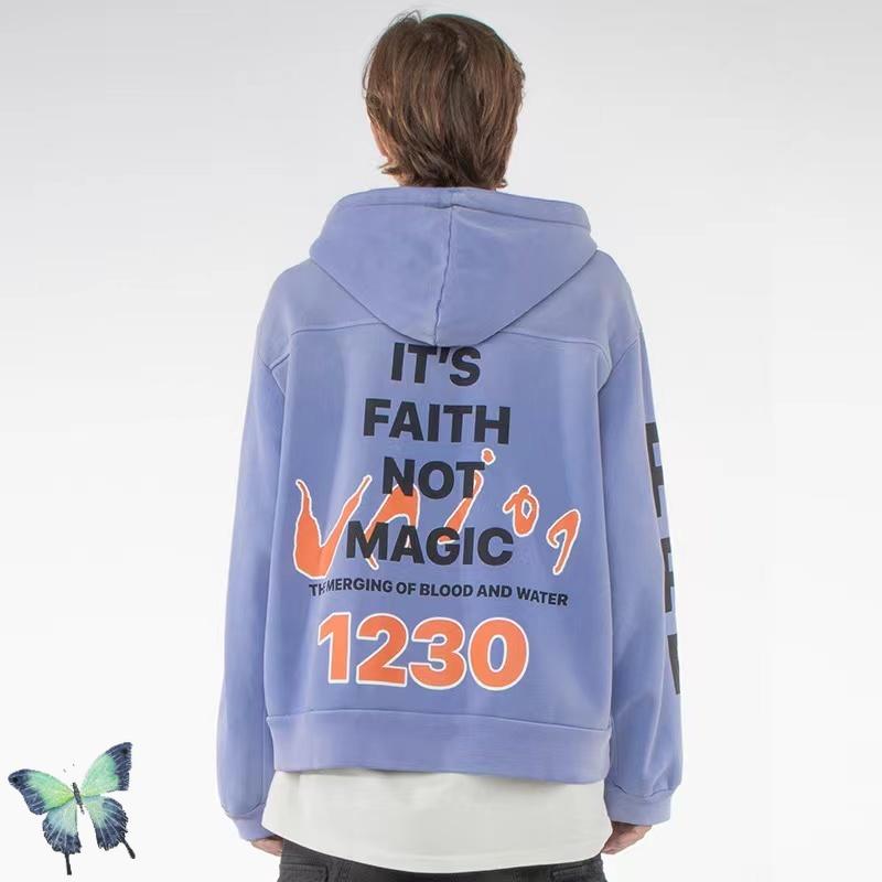 

Men's Hoodies & Sweatshirts 3D Foam RRR123 Fleece Hoodie Men Women Vintage Heavy Fabric Blue Embroidery Pullover RRR 123 Hooded