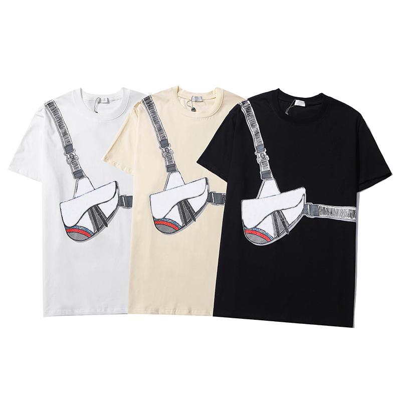 

Casual Mens T Shirts For Men shirt 2021 Fashion With Letters Summer Short Sleeve Man Tee Women Clothing Asian Size QAQ, White;black