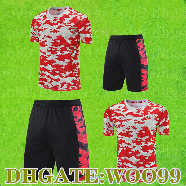 

SANCHO Manchester Pre-match training suit Soccer Jerseys 21 22 MAN BRUNO FERNANDES LINGARD POGBA RASHFORD football shirt UTD 2021 2022