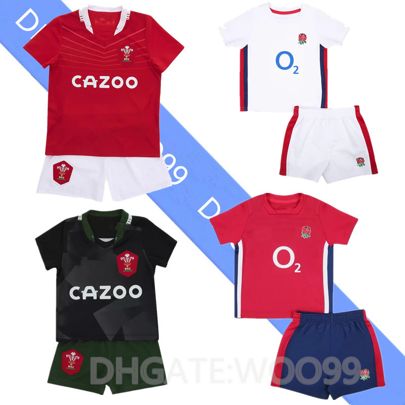

2021 2022 wales kids rugby sets 21  Scotland england youth children boys home alternative away training match kit Minikit