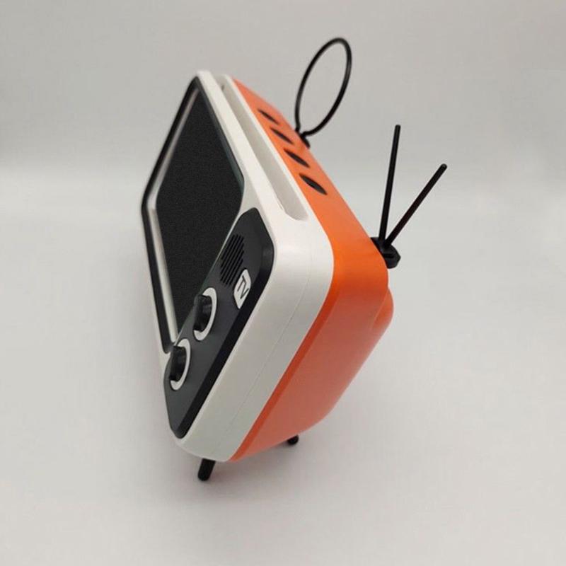 

Portable Speakers TV Electric Mini Wireless Audio Stereo Speaker Movies Mobile Phone Home Retro Bracket Music Player Pocket
