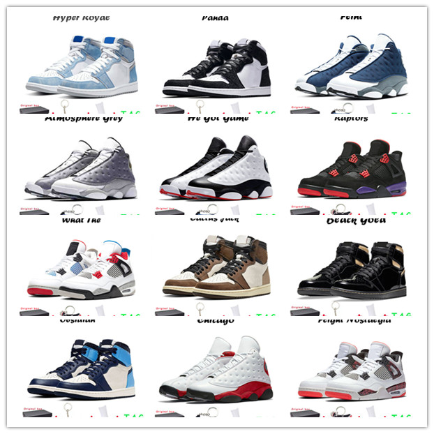 

men basketball shoes 2021 jumpman 13s red Flint Hyper Royal 1s University Blue 4s White oreo cement Black Cat women sport sneaker outddor