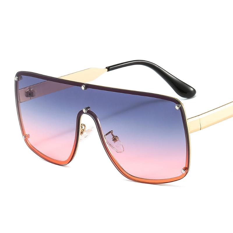 

Fashion Sunglasses Frames Fashionable One-piece Goggles Versatile Men's And Women's Color Personalized Street