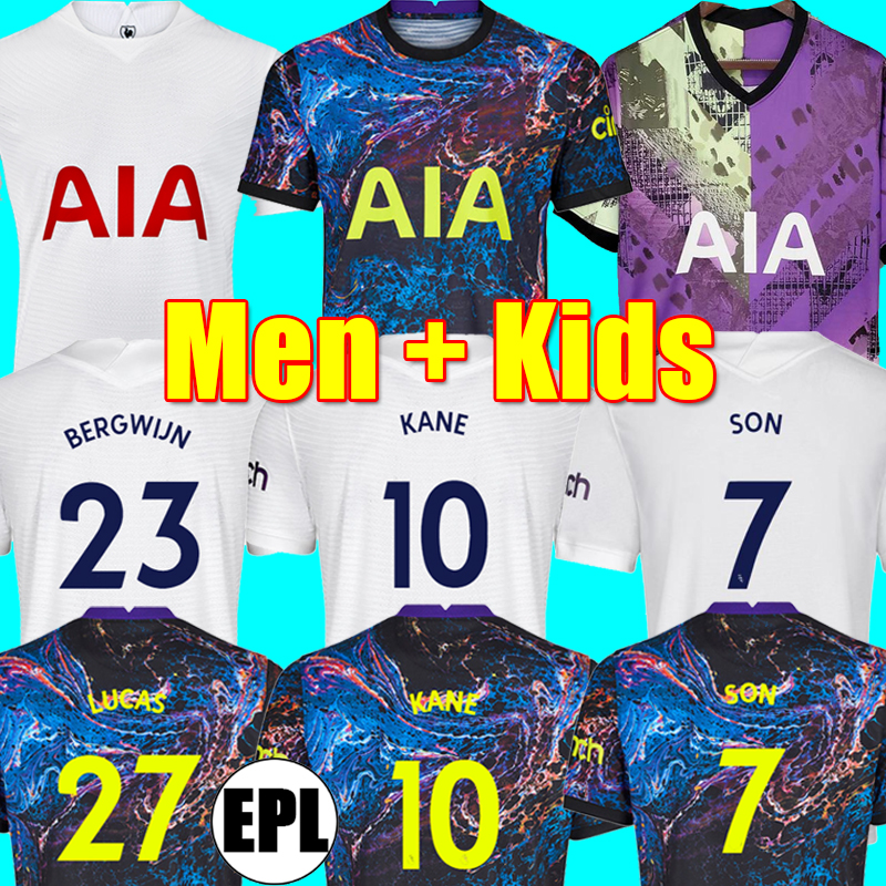 

21 22 soccer jersey 2021 2022 football shirts men + kids uniform, Away