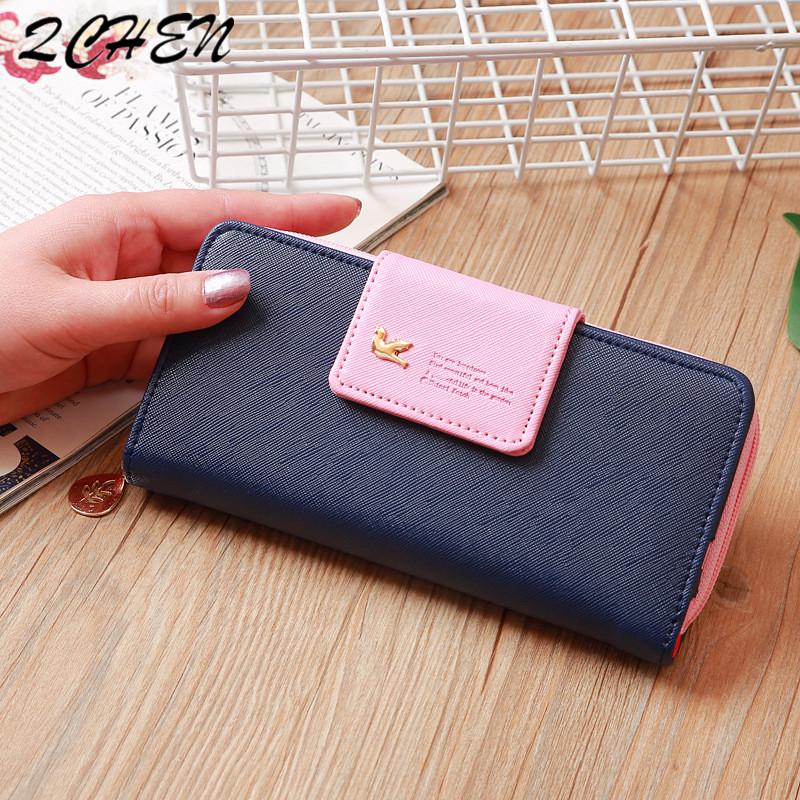 

Wallets Woman's Wallet Long Red Zipper Bow Brand Leather Coin Purses Design Flying Bird Clutch Female Money Bag Holder 562, 562red