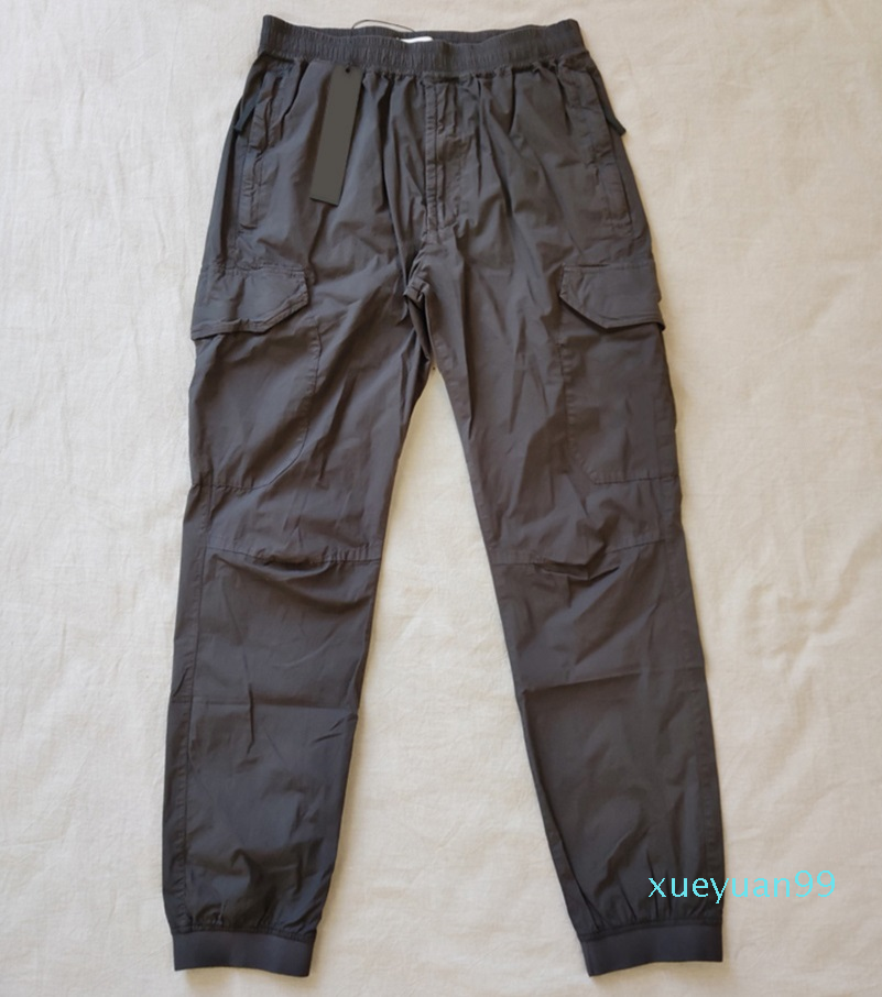 

Mens Trousers Paracadute Cargo Pants Lightweight Stretch Paratrooper Pant Women Sweatpants High Street 451, Black