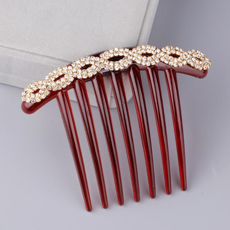 

Hair Clips & Barrettes Arrival Elegant Bridal Jewelry Plastic Comb With Rhinestone Combs For Women Girls Wedding Accessories Bijoux