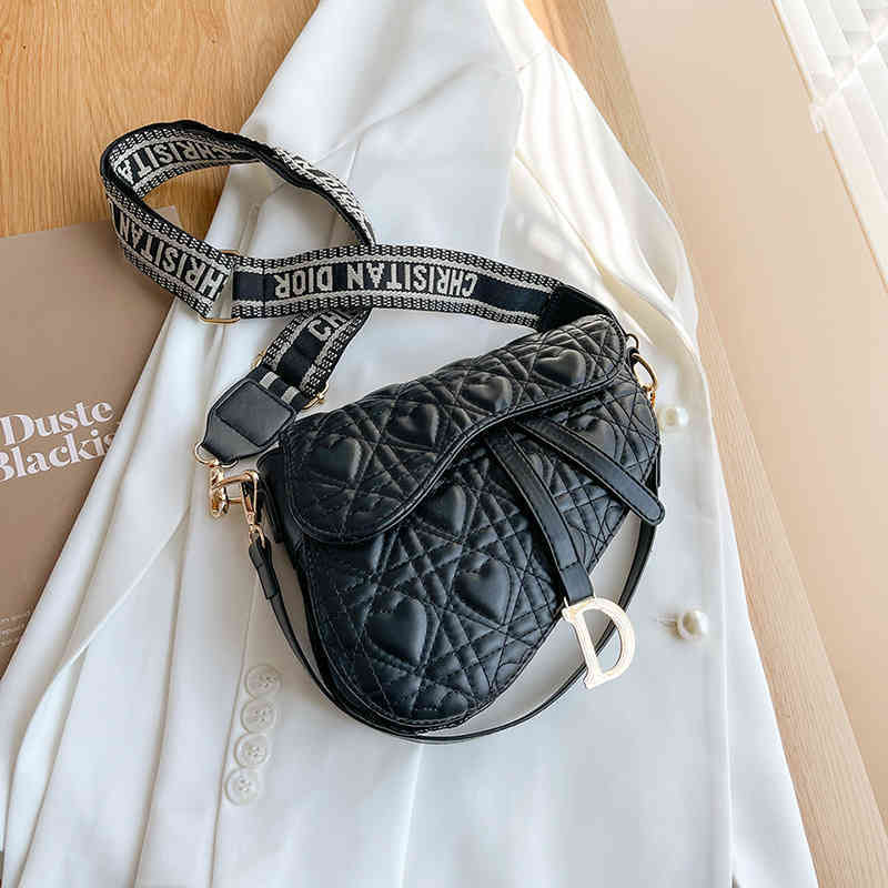 

bag 72% OFF bags simple fashion Single Shoulder Messenger diamond lattice embroidered shoulder strap Saddle Fashion, White