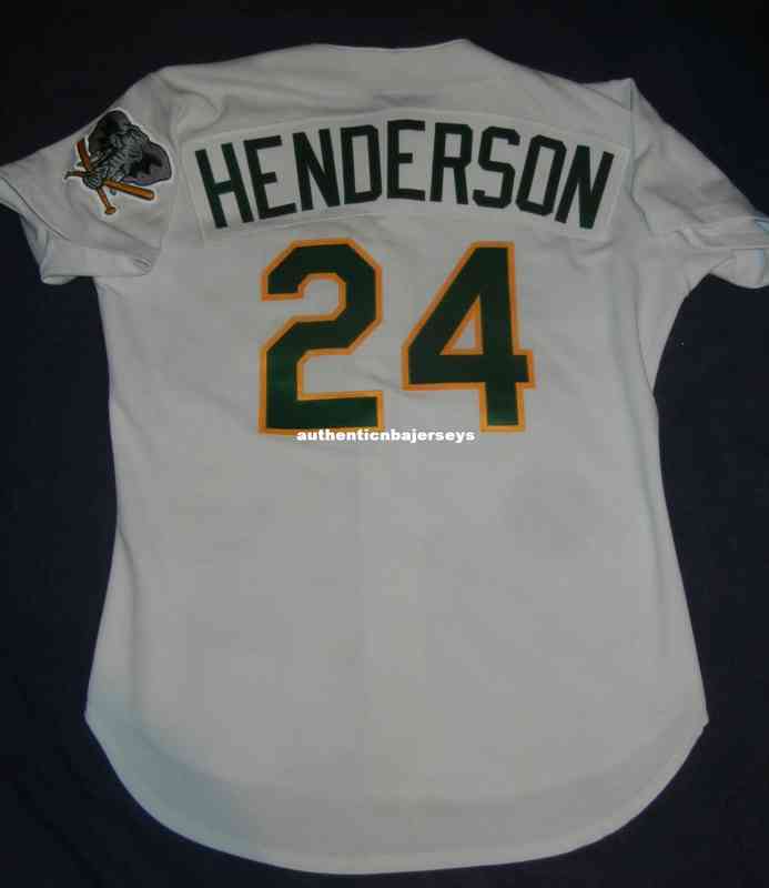 

Throwback Cheap Retro #24 Rickey Henderson Top Russell Jersey Mens Stitched Baseball Jerseys, White