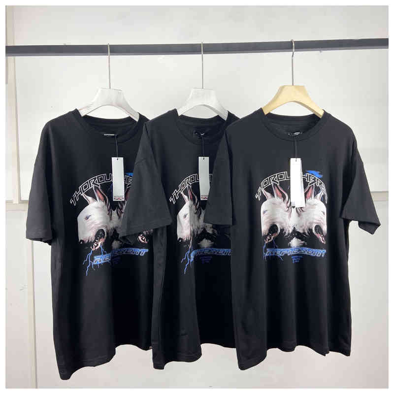 

Men's T-Shirts novo representar cabeça de touro do cão impressa casal rua manga curta alta solta 100% algodão camiseta masculina FDCS, 1# shoe box