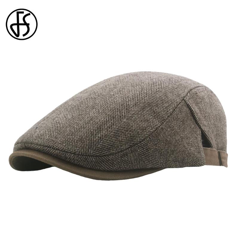 

Berets FS 2021 Fashion Autumn Winter And Comfortable Beret Mans Fleece Sboy Hat Warm Flat Brimmed Ivy Octagonal Hats, Black
