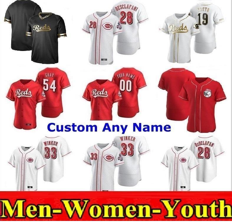 

Men Cincinnati Aristides Aquino 20 21 Women kids Reds Jerseys Season Joey Votto Raisel Iglesias Jesse Winker Eugenio Johnny Scott Baseball, Blue;black