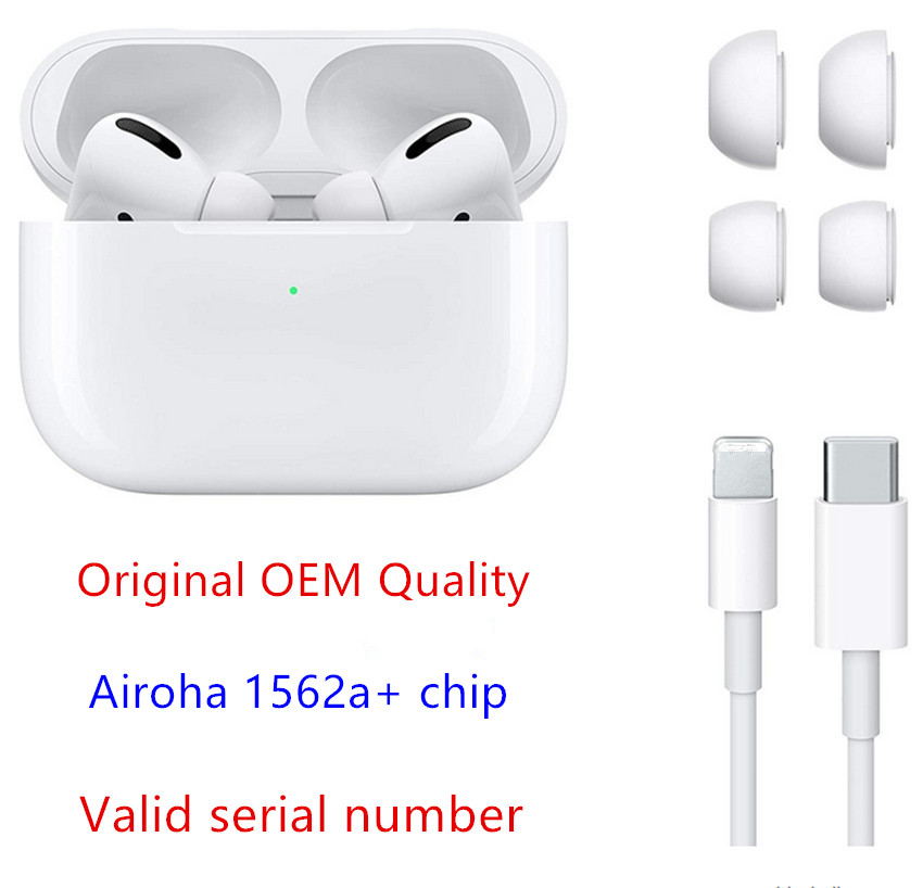 

Gen 3 AP3 For Airpods pro With ANC Noise cancelling transparent earphones Airoha 1562a chip Earbuds Wireless Charging Bluetooth Headphones 2nd Generation, Valid serial number
