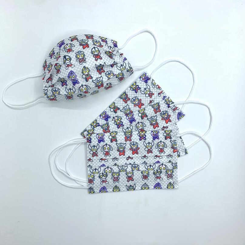 

Wholesale Party Fashion 3 Layer 95% Filtration Efficiency Children Adult Cartoon Printing Disposable Face Masks Dustproof Prevention Influenza Face Mouth Masks