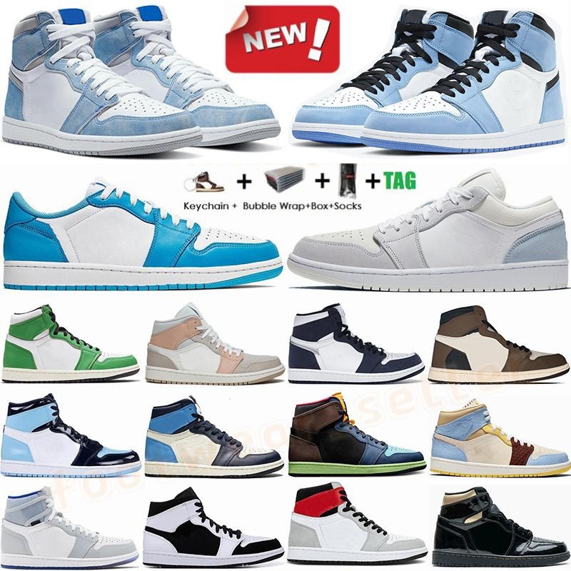 

1s High Travis Scotts Low Mens Basketball Shoes Hyper Royal Dark Mocha Obsidian Womens Sport Sneakers Jumpman 1 Trainers With Box Eur 36-47