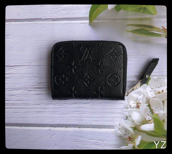 

high quality mens wallet Business credit card holder short paragraph leather wallet pocket no box wholesale price66 LV LOUIS 5&#, Red;black