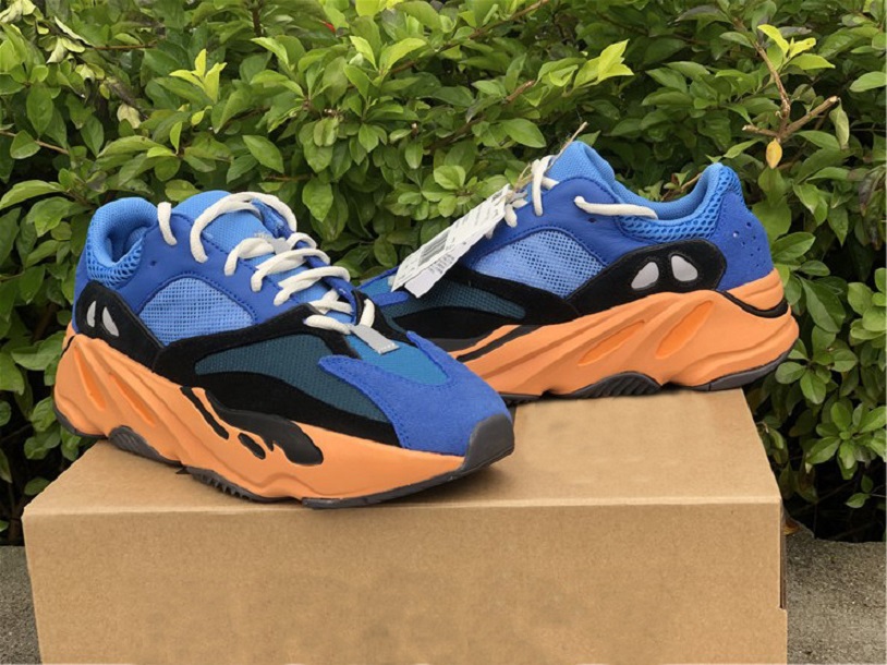 

2021 Release GZ0541 700 Bright Blue Boosts running Shoes GZ6984 men women outdoor Sneakers Sports With Original Box 36-48, Yellow orange