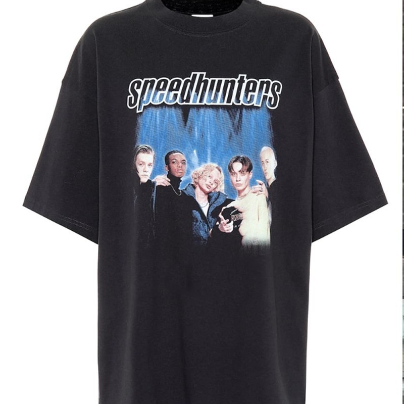 

21ss Fashion Speedhunters Jointed Band T-shirt Street Fashion Dark Grey Short Sleeve Men And Women Couple Tide Tee HFSSTX082