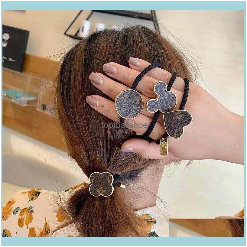 

Bands Fashion Korean Top Designer Rubber Creative Flower Geometric Rope Elastic Hair Ties Letter Women Jewelry Drop Delivery 2021 Dso8Y