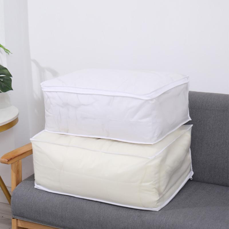 

Clothing & Wardrobe Storage Bag Quilt Pillow Clothes Pouch Home Waterproof Dustproof Bedding Zipper Organizer Color Random