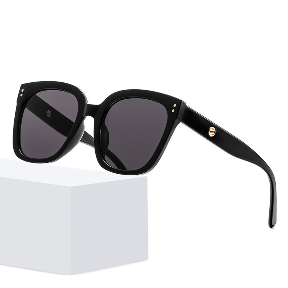 

2021 new sunglass Fashion strong round face net red street beat square box frame UV proof Sunglass 3381