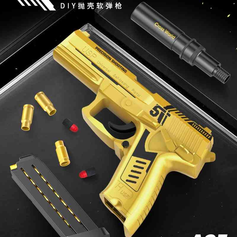 

Tiktok USP soft shell gun, chicken pistol, boy , vibrato, same toy gun.