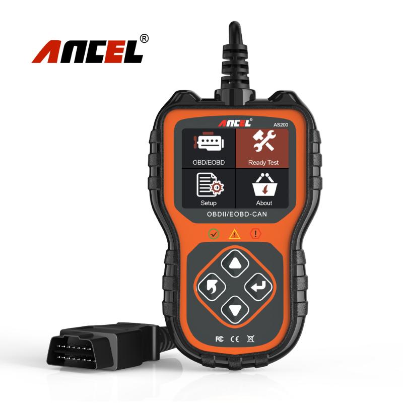 

Code Readers & Scan Tools ANCEL AS200 OBD2 Scanner Live Data OBD 2 Reader Multi-language Car For Engine Check Diagnostics