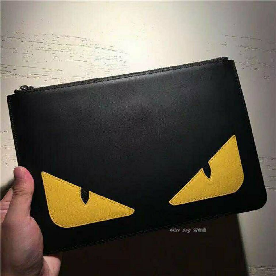 

Designer bags 2021 Fashion Demon eyes man woman Clutch bag purse men's designer wallet handbag men Bags Backpack imitation brands, Black