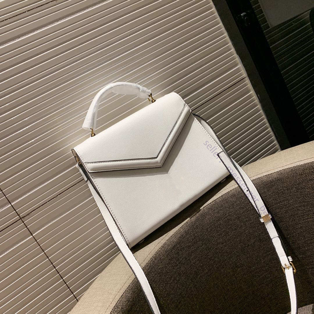 

Messenger handbag leather shoulder cross body women letter famous designer bags lady wallets top purse caviar High quality Interior Compartment plain handle bags, Color q