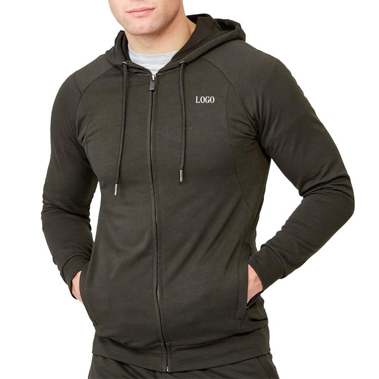 

Men' Hoodies & Sweatshirts OEM Mens Blank Plain Black Full Zip Polyester Gym Hoodie Custom Logo, Silver