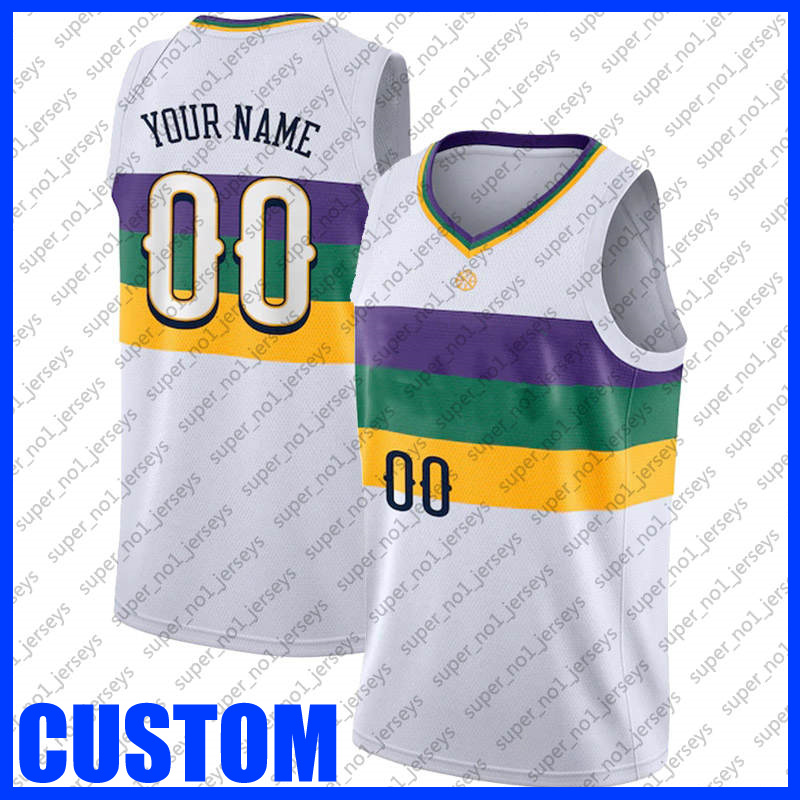 

Custom New Orleans Basketball Team Jersey DIY Stitched Name Number Sweatshirt Size S-XXL XV+WRYJ54