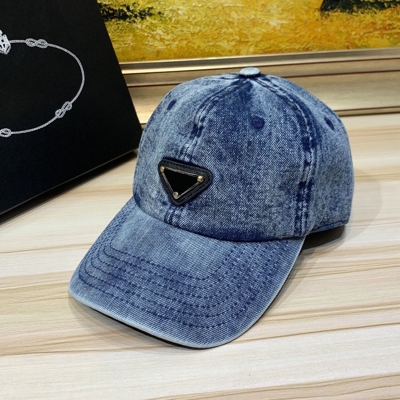 

Fashion Luxurys Baseball Cap Hat Denim Washed Designers Caps Hats Mens Fitted Caps Women High Quality Sports Casual Sandy Beach 21042302SX, Extra cost