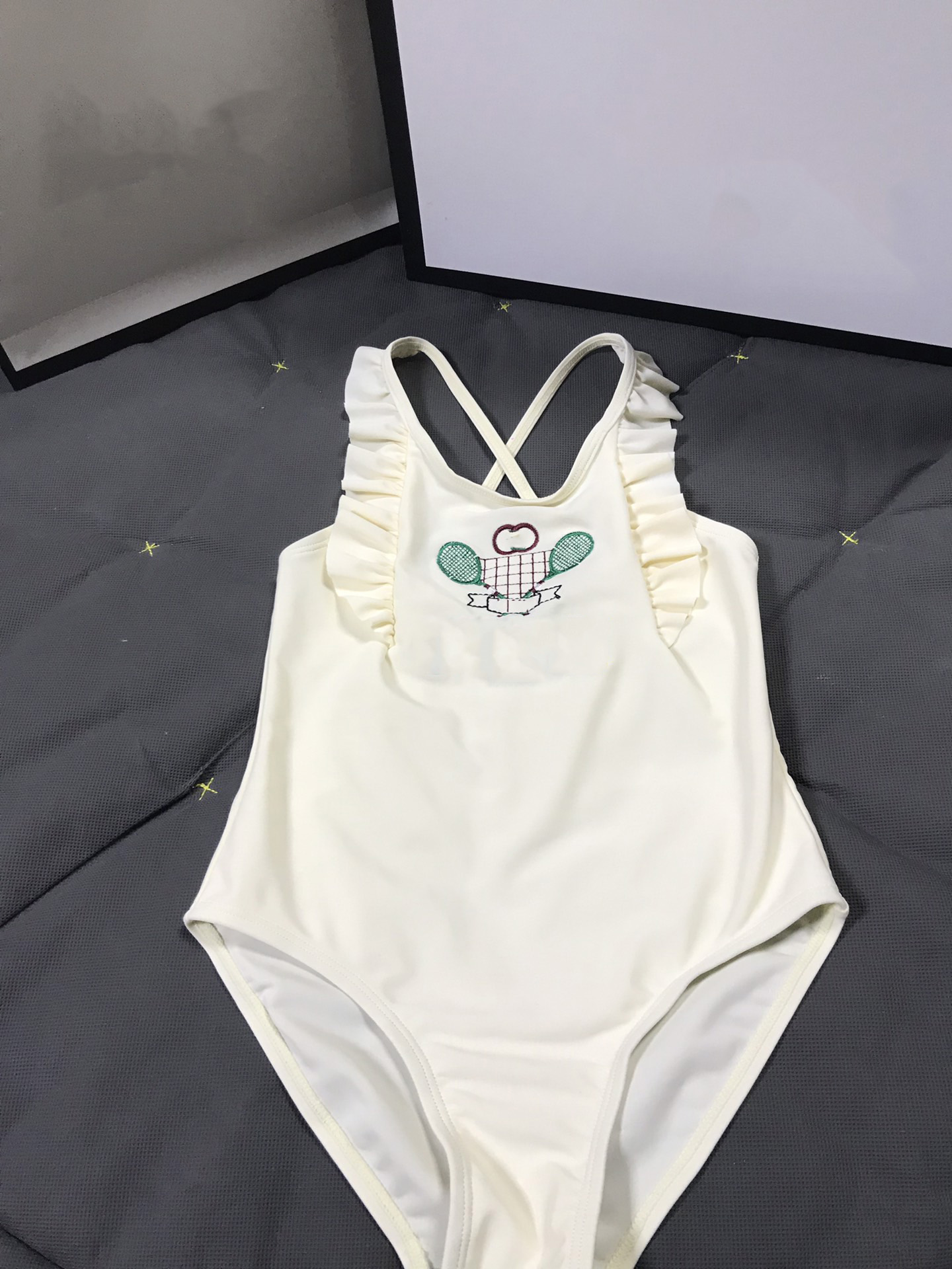

brand baby bikini rompers cotton swimmsuit kids clothing size -130, 01