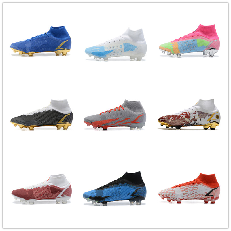 

2021 Styles Mercurial Greenspeed 360 FG Football Shoes Cristiano Ronaldo Men Neymar Soccer Cleats World Cup Sports Boots, Color 5