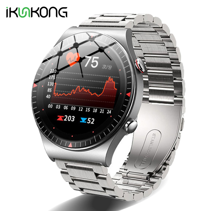

2021 Bluetooth Call Smart Watch Men 4G Memory Card Music Player Smartwatch For Android ios Phone Recording Sport Fitness Trackerg, White