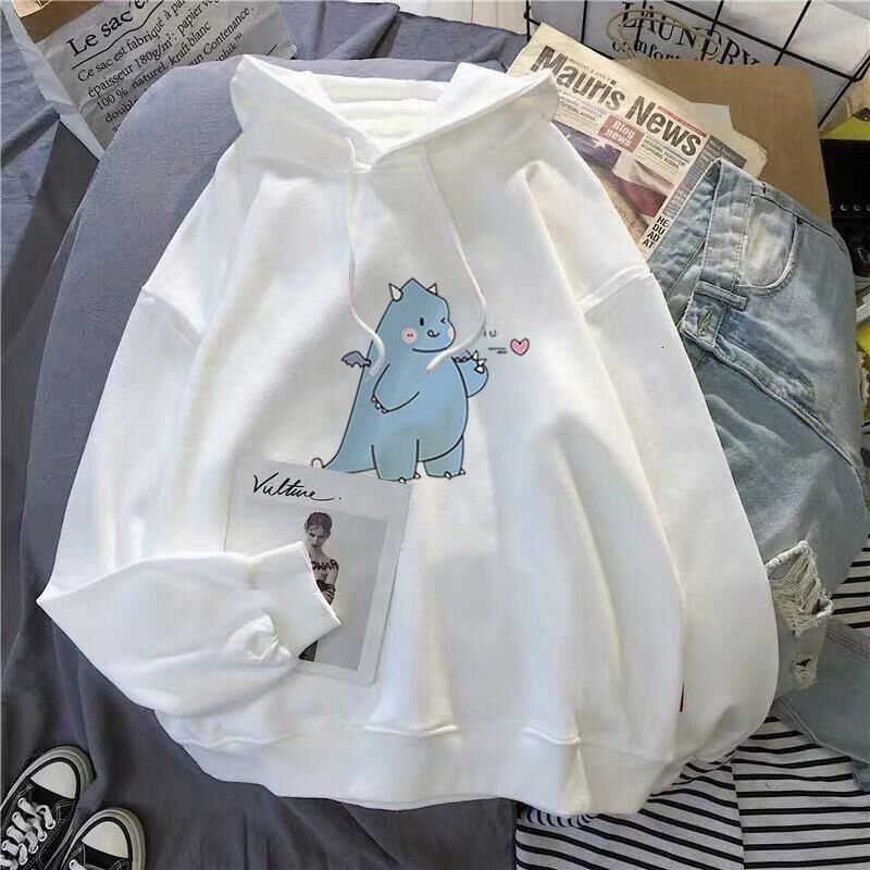 

Women's Hoodies & Sweatshirts hooded hoodie kawaii design casual female sweater super large Korean sweatshirt long sleeve clothes ZSLM, 003