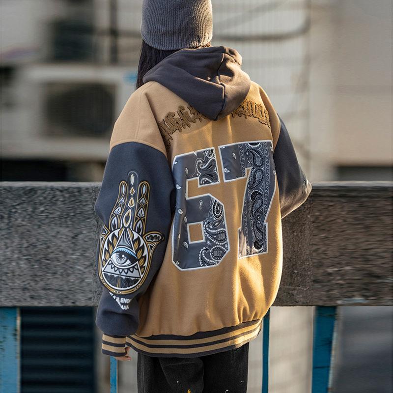 

Women's Jackets Baseball Uniform Jacket Female Tide Ins Y2k Autumn And Winter Students Korean Style Loose Outer Wear Thick Large Size Jacke