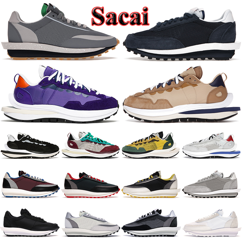 

2022 waffle vaporwaffle mens running shoes pegasus fragment LDWaffle Dark Iris ldv Sesame Noir Sail Pure Platinum men women trainers sneakers walking jogging, Nylon black