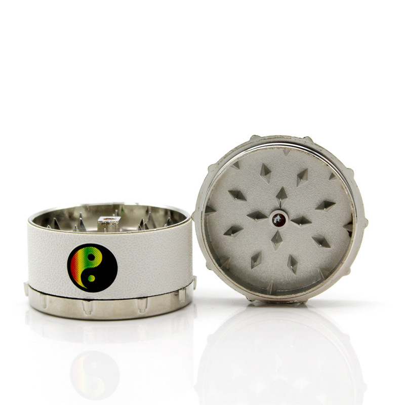 

High Quality Metal Smoke Grinder dia. 43mm 3 Layers Herb Grinders Multiple Patterns Tobacco Smoking Accessories