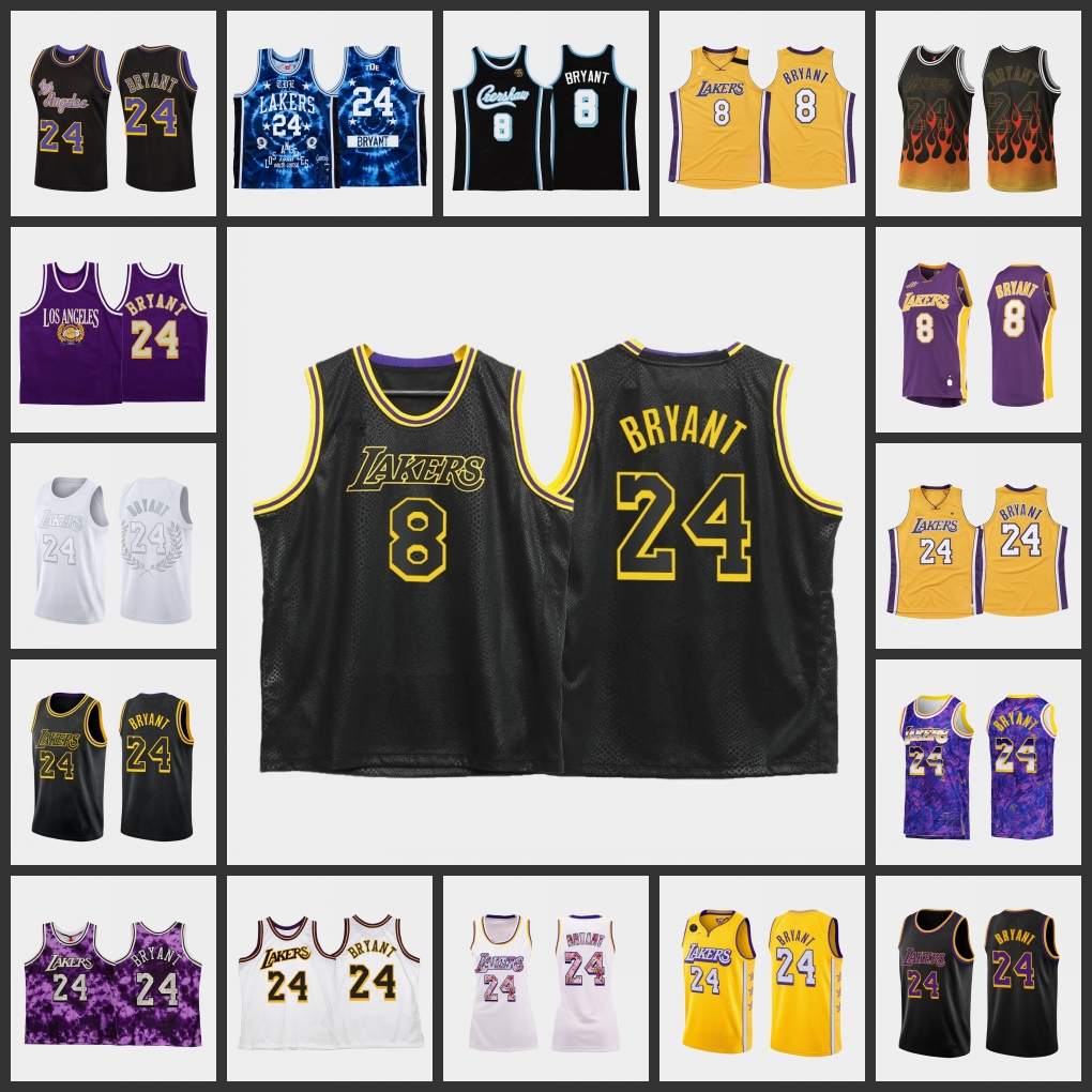

Los Angeles Lakers Kobe Bryant Men Black 2020 Reload Classic Jersey